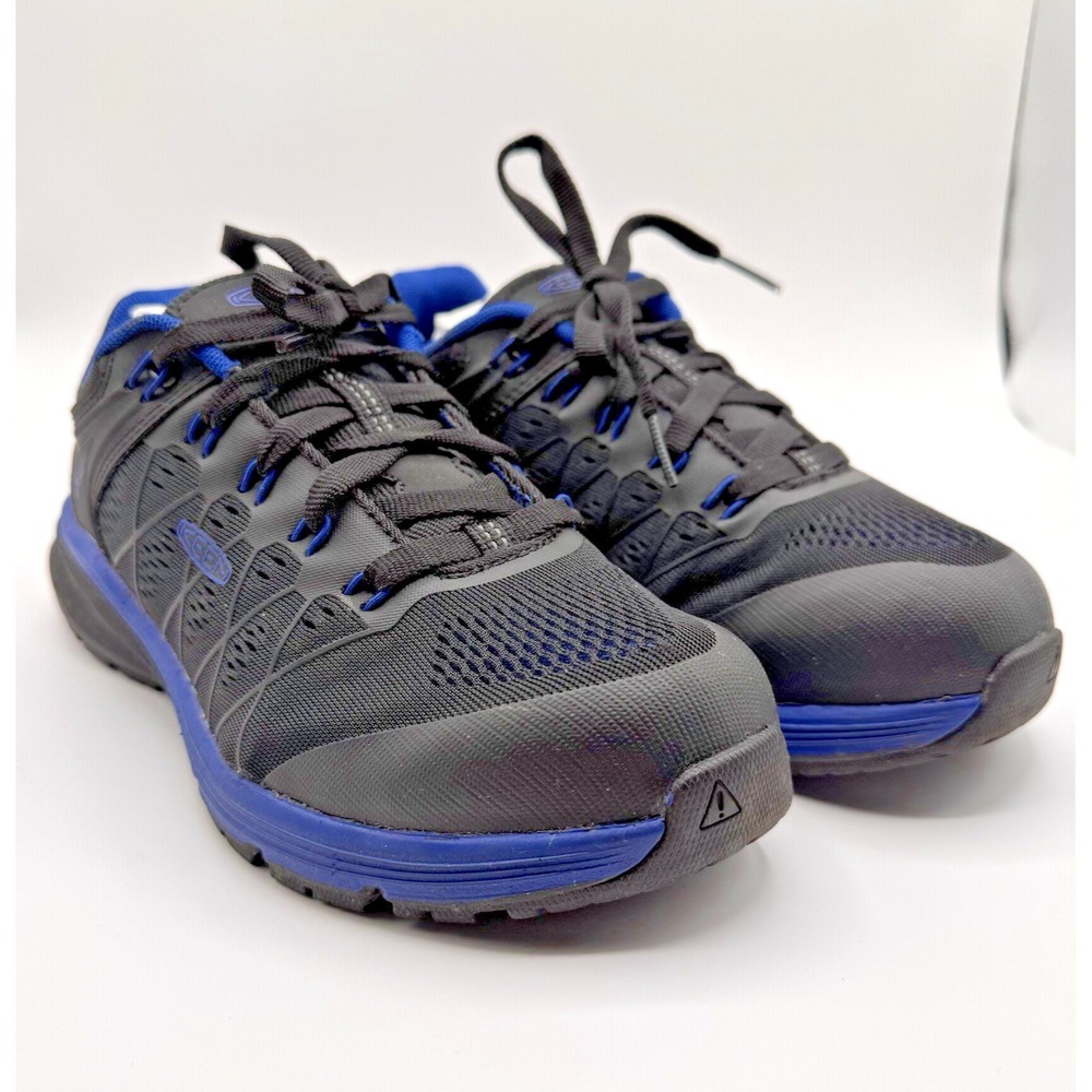 KEEN Utility Women's 7.5W Konnectfit Vista Energy Blue Black‎ Soft Toe Sneakers